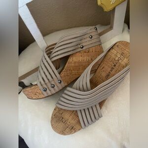 Lucky Brand Cork Wedges
